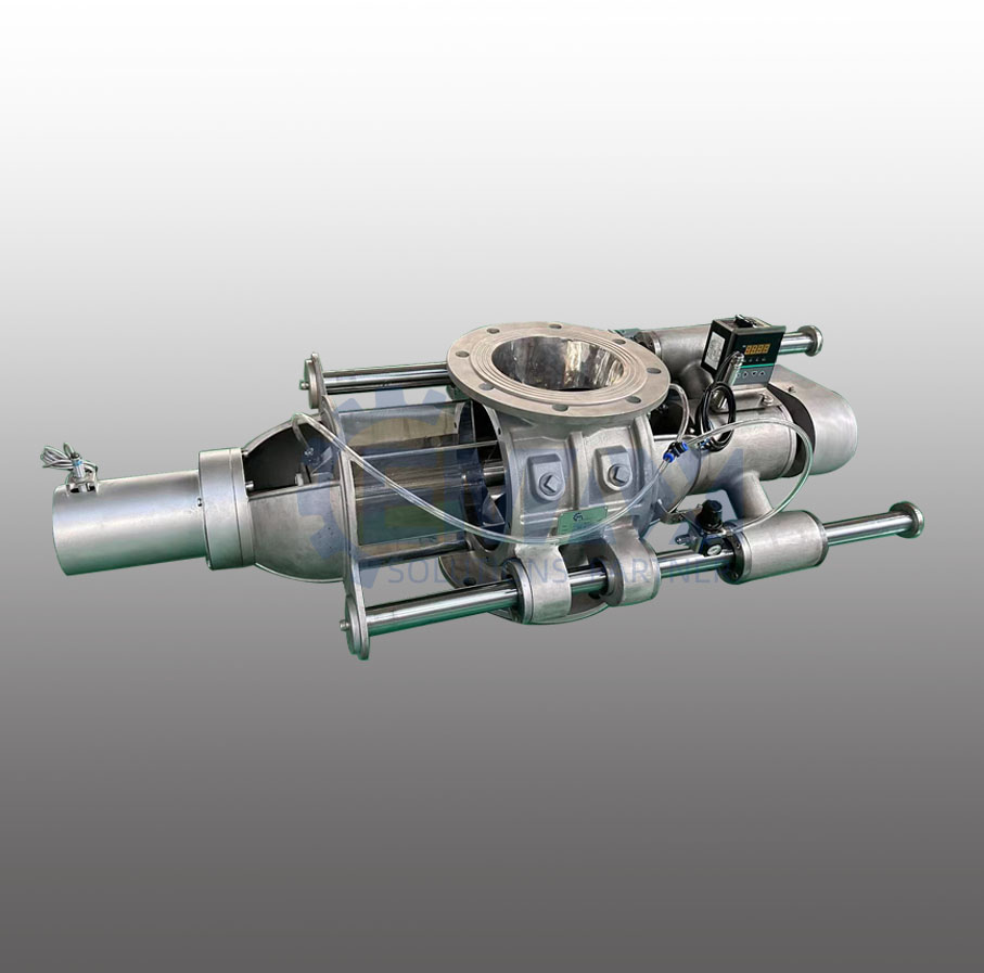 Quick-Take-Apart Rail Rotary Airlock