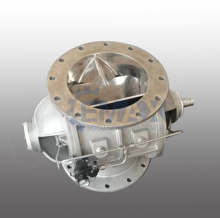 Anti-chopping rotary valve